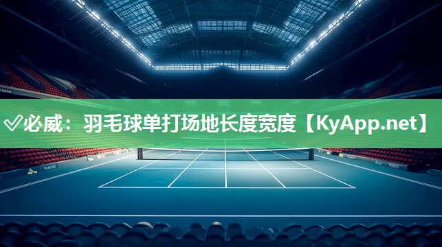 羽毛球单打场地长度宽度